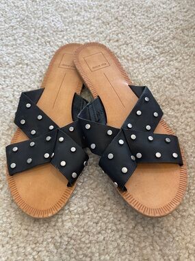Dolce Vita Black Studded Slide Sandals
Size 8.5